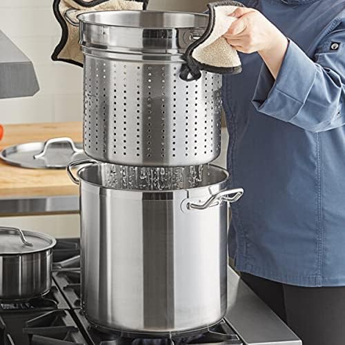 TrueCraftware 20 Qt Aluminum Pasta Cooker 3-Piece Set