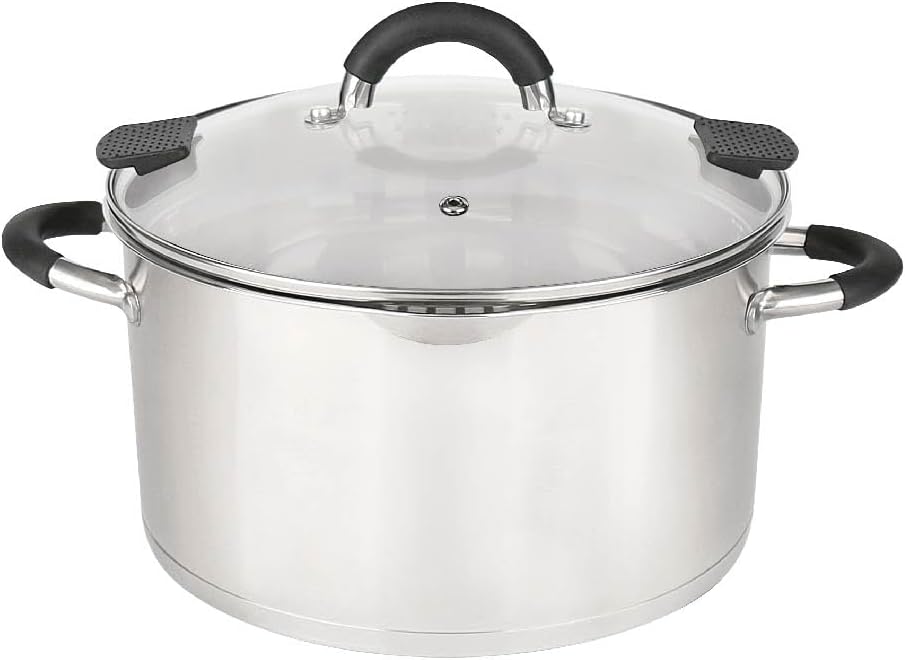HUDSON Stainless Steel Stockpot 63 Qt with Lid