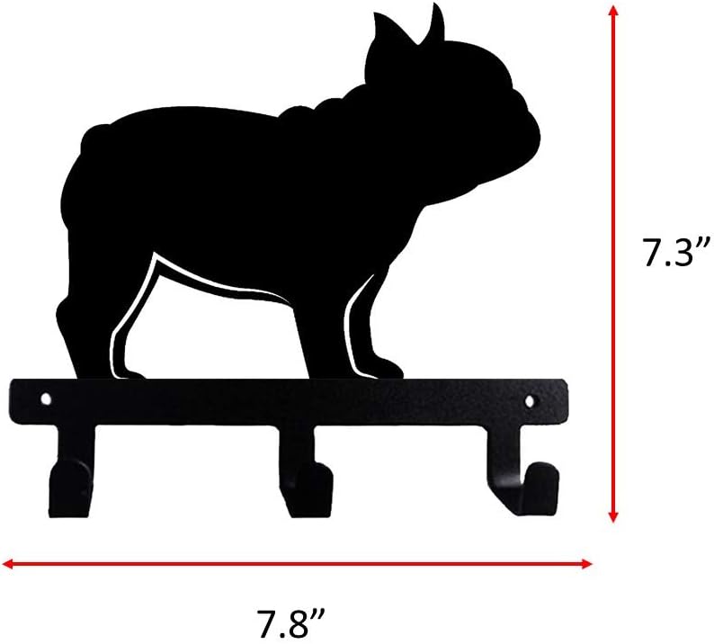 Fit Frenchie French Bulldog Wall Hook for Towels and Keys