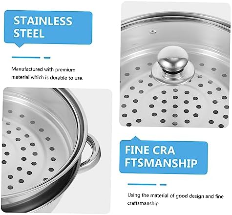 HOLIDYOYO 2 Tier Steamer Pot with Double Layer