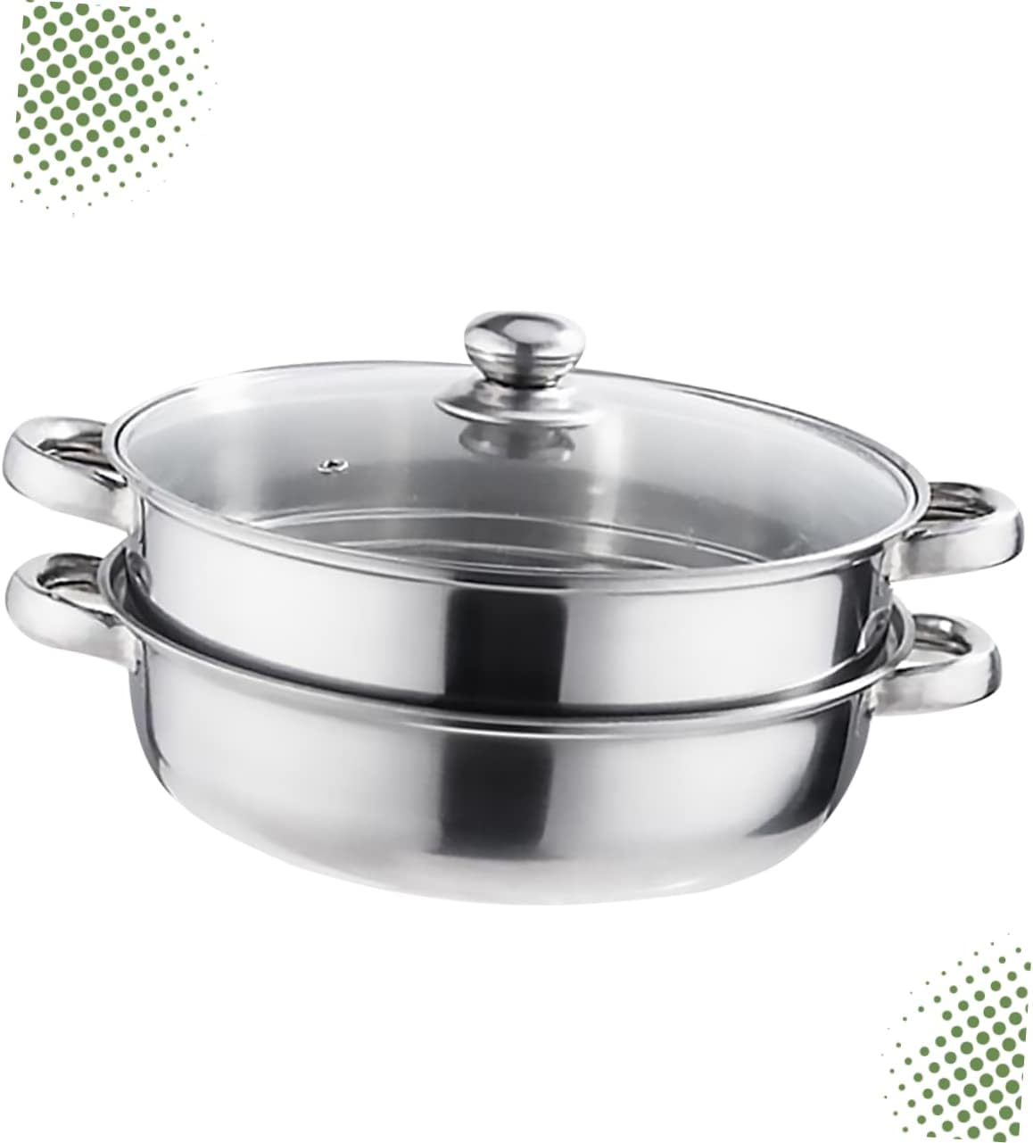 GRIRIW 3 Layer Steam Pot Multifunctional Steamer