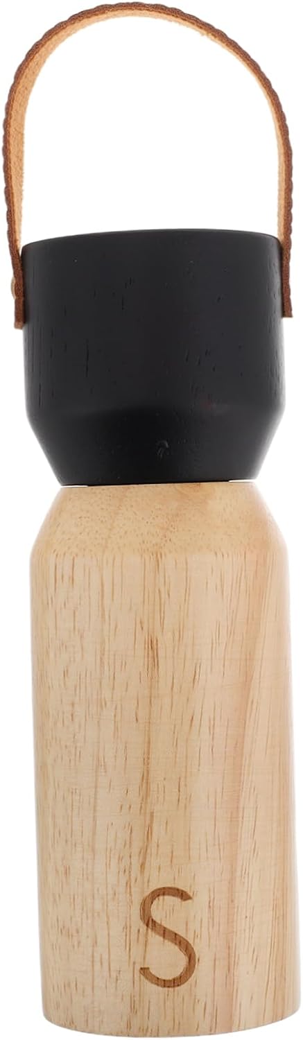 Alipis Manual Wooden Pepper Grinder with Black Cap 1
