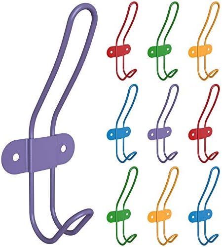 Kids Wall Coat Hooks Set of 10 for Nursery and Bedroom
