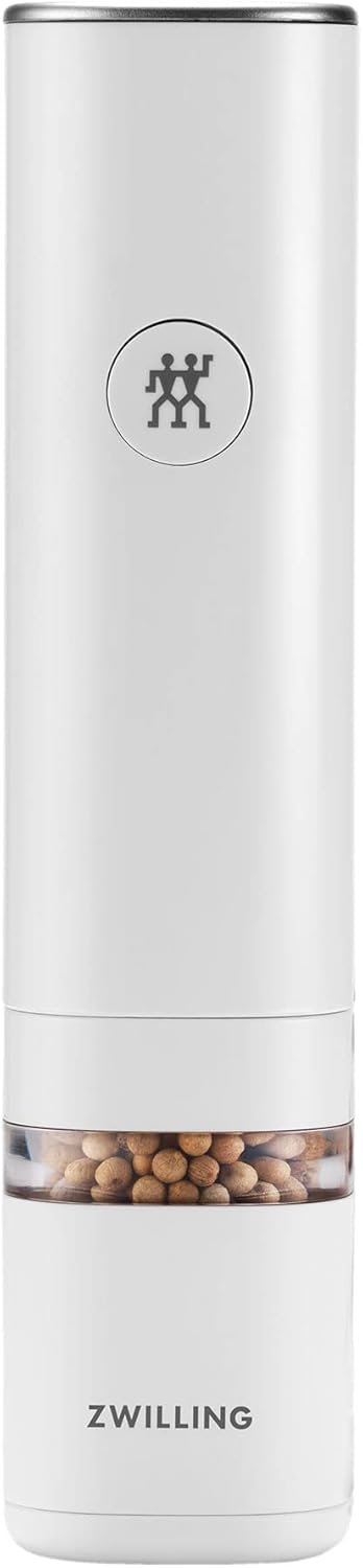 ZWILLING Enfinigy Electric Salt Pepper Mill - White