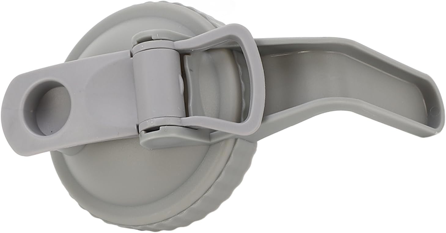 Yosoo Leak Proof Mason Jar Lid with Handle and Flip Cap - Gray