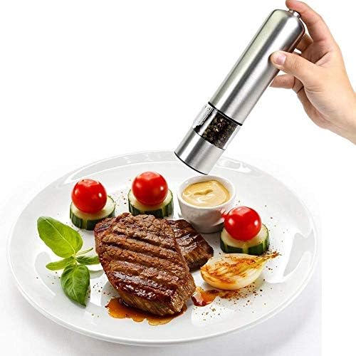 sdneNest Battery-Powered Salt Pepper Grinders Set of 2