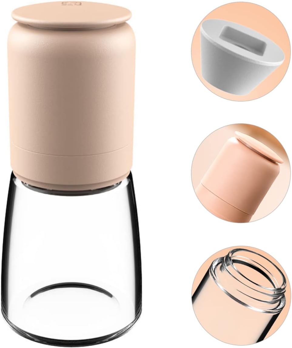 Zerodeko Pepper Grinder Coarseness Adjuster 150ml Glass Mill Set 1