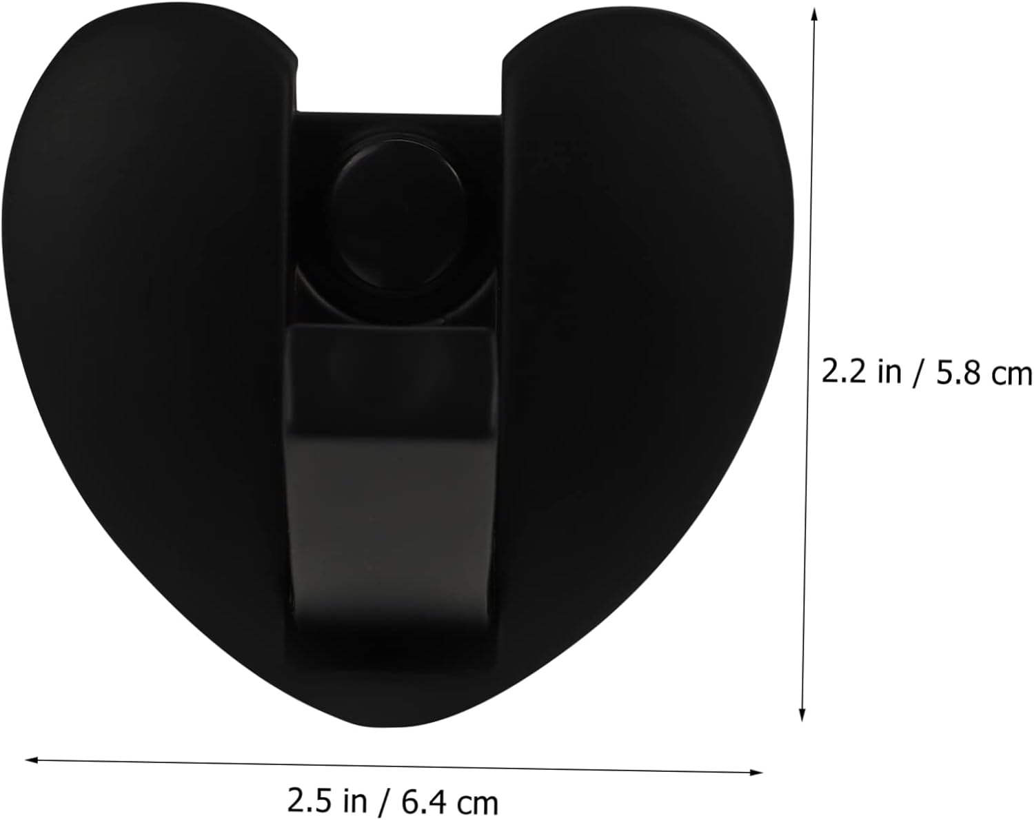 SOLUSTRE Wall Mounted Heart Shaped Foldable Towel Hook