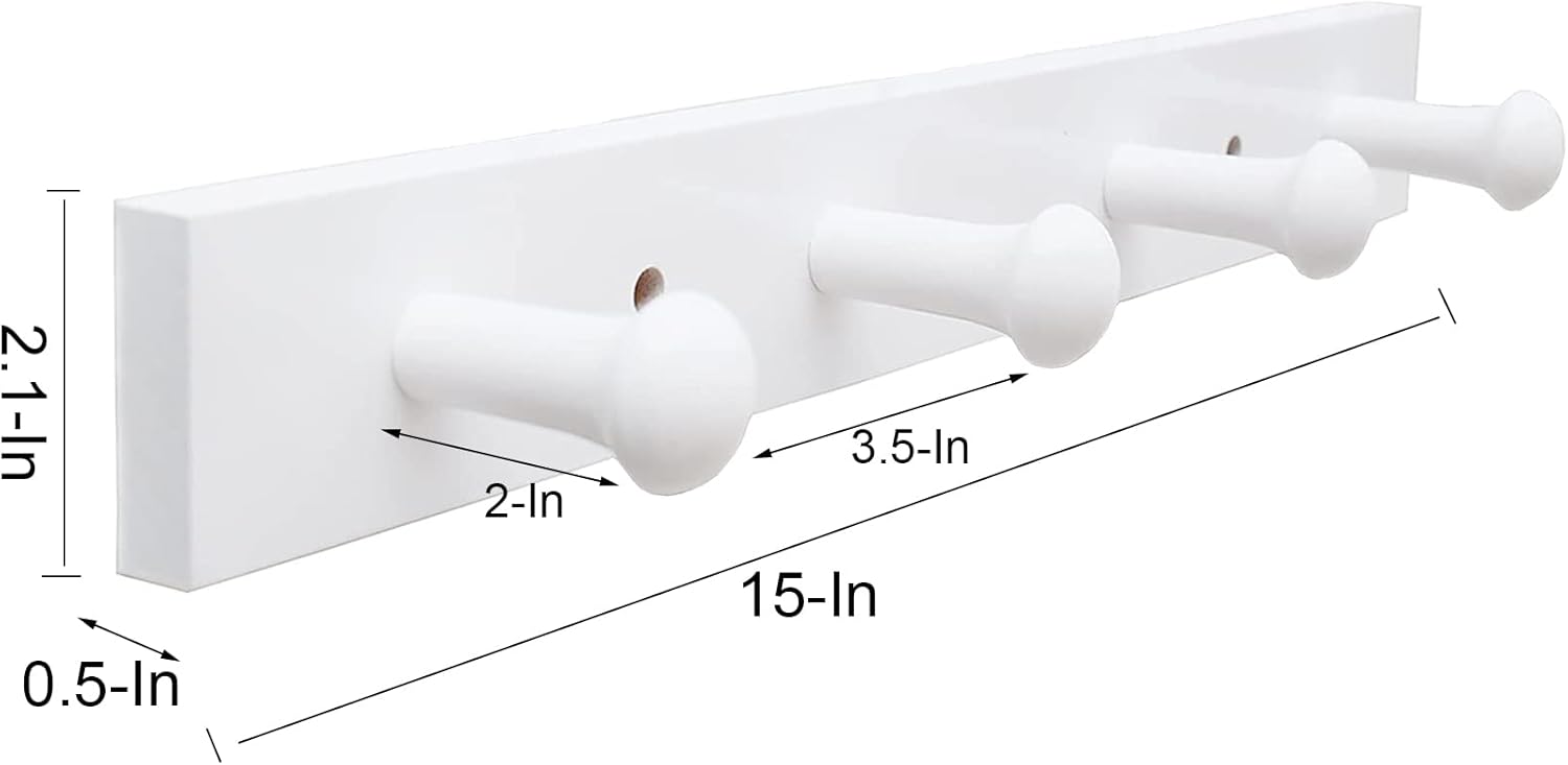 Stylish Wooden Wall Coat Rack for Kids Room