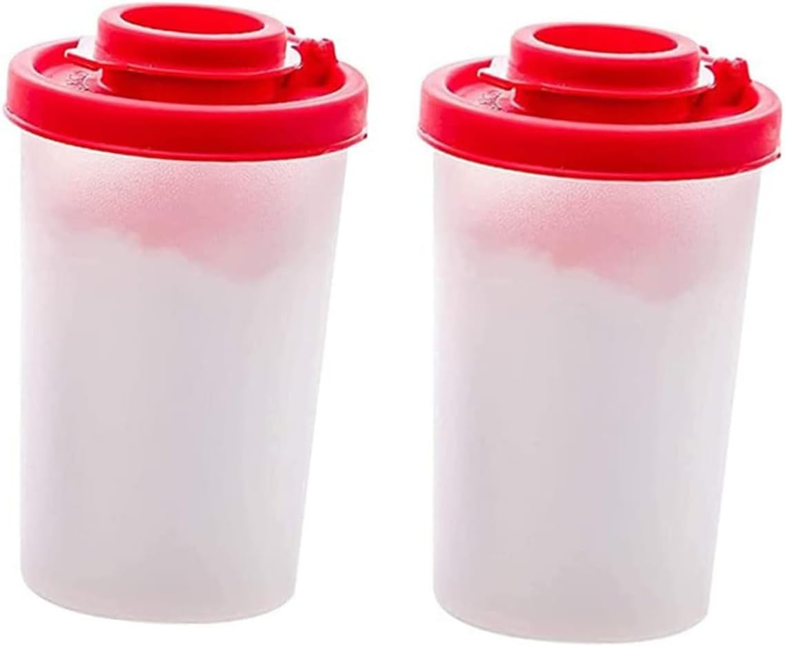 HAKIDZEL 2pcs Portable Seasoning Bottle Salt Pepper Shaker Set