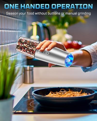XinXu USB Rechargeable Salt Pepper Grinder Set