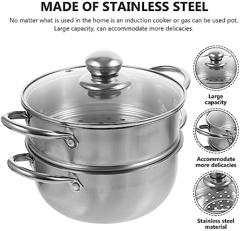 Cabilock Heavy Duty Steamer Pot with Lid