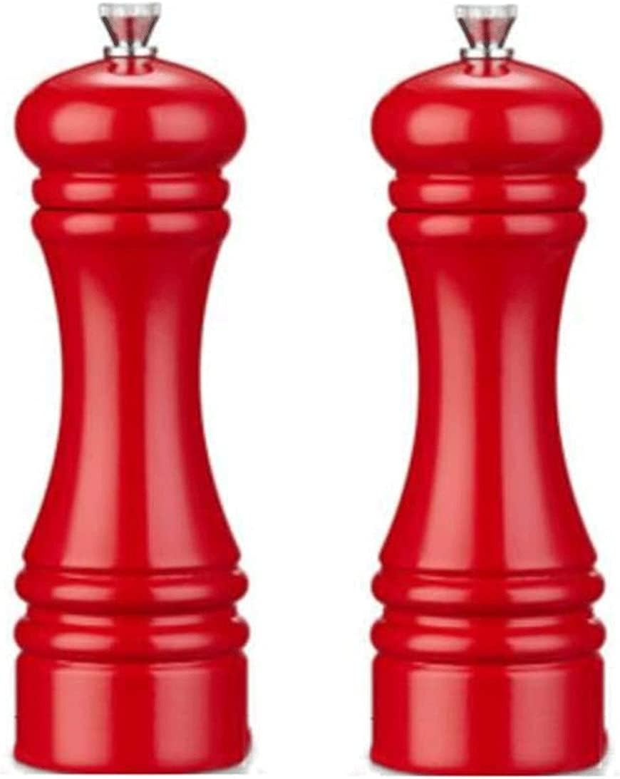 Wooden Salt Pepper Mill Set 2 Pack
