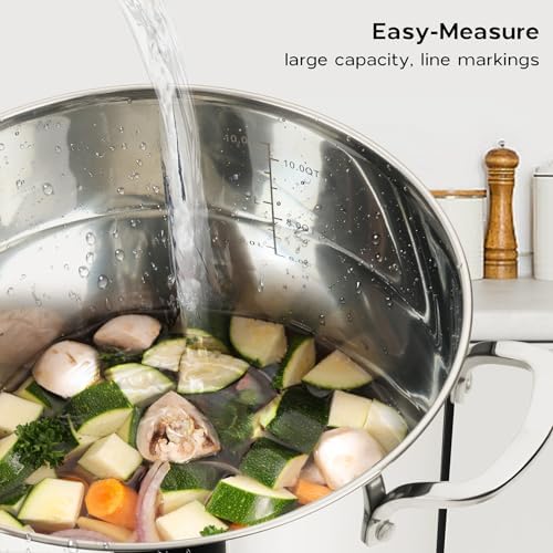 12 Quart Stainless Steel Stock Pot with Lid