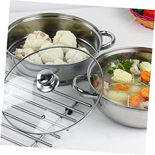 GRIRIW 3 Layer Steam Pot Multifunctional Steamer