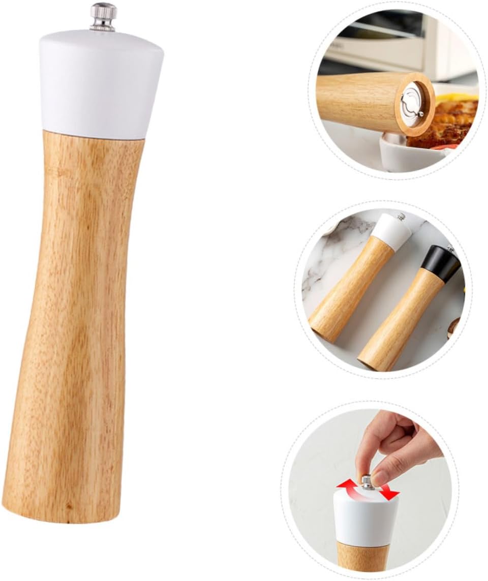 IMIKEYA Refillable Pepper Salt Mill Shaker