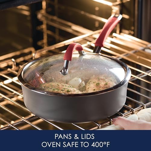 Rachael Ray 12-Piece Hard Anodized Nonstick Cookware Set
