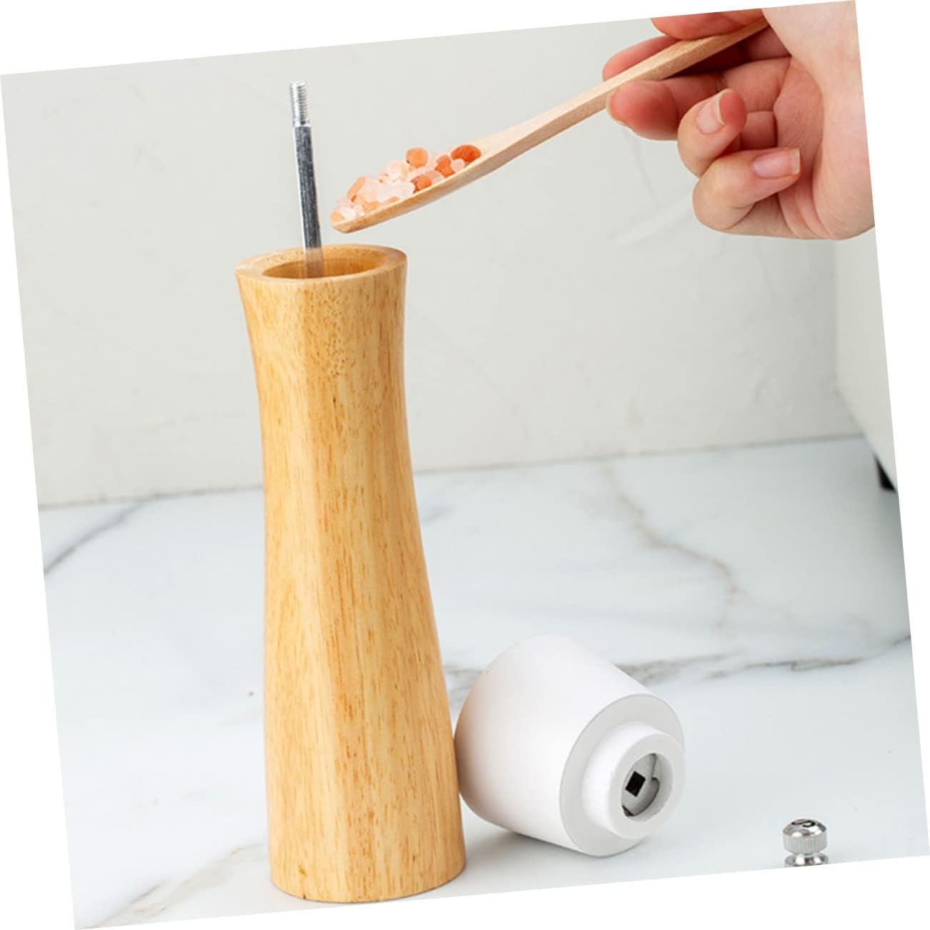 IMIKEYA Refillable Pepper Salt Mill Shaker