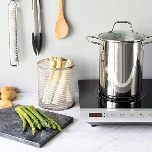 Navaris Asparagus Steamer Spaghetti Pot - 41 Qt