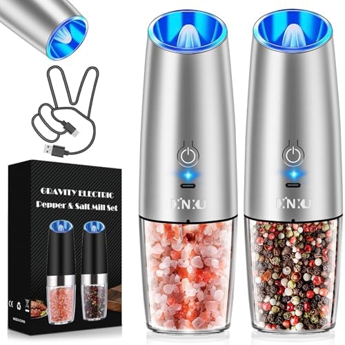 XinXu USB Rechargeable Salt Pepper Grinder Set