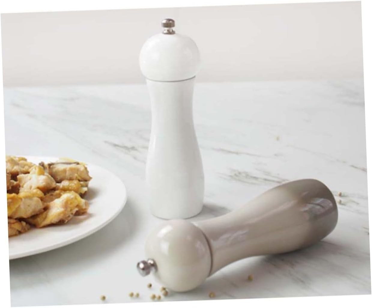 Hoement Manual Pepper Mill and Salt Shaker Set
