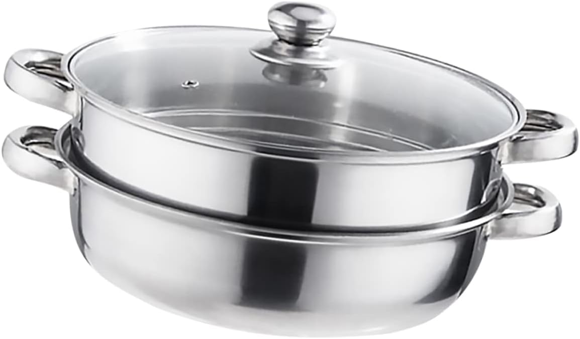 GRIRIW 3 Layer Steam Pot Multifunctional Steamer