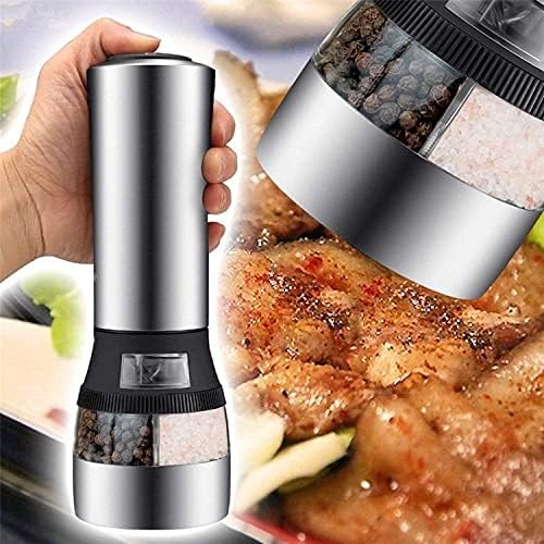 QERMXYRI Electric Salt and Pepper Grinder Set