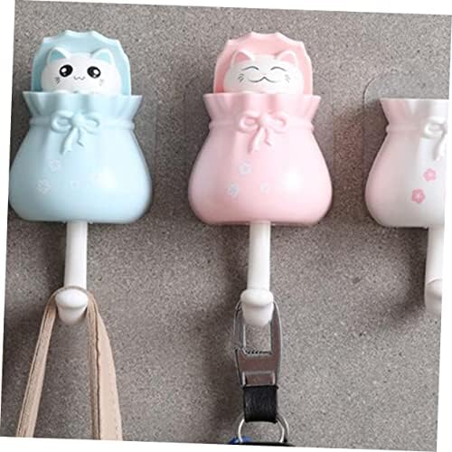 PRETYZOOM 3pcs Suction Cup Wall Hooks No Drill