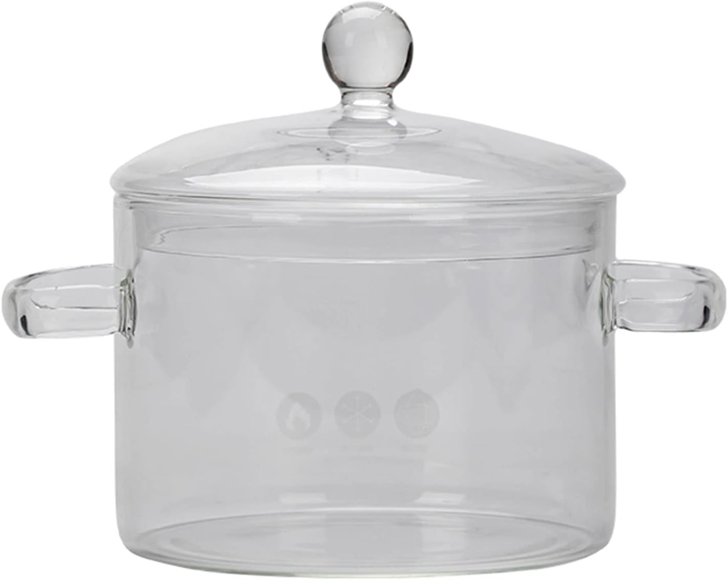 WFF Clear Borosilicate Glass Stock Pot 1500ml