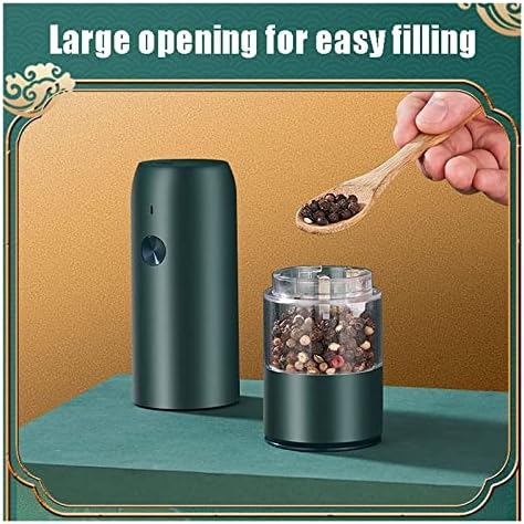 INKTUS Rechargeable USB Electric Pepper and Salt Grinder Set