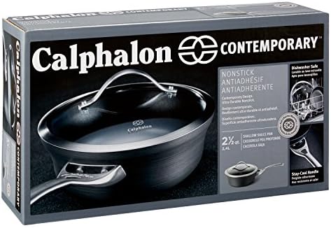 Calphalon Contemporary 2 12 Quart Black Sauce Pan