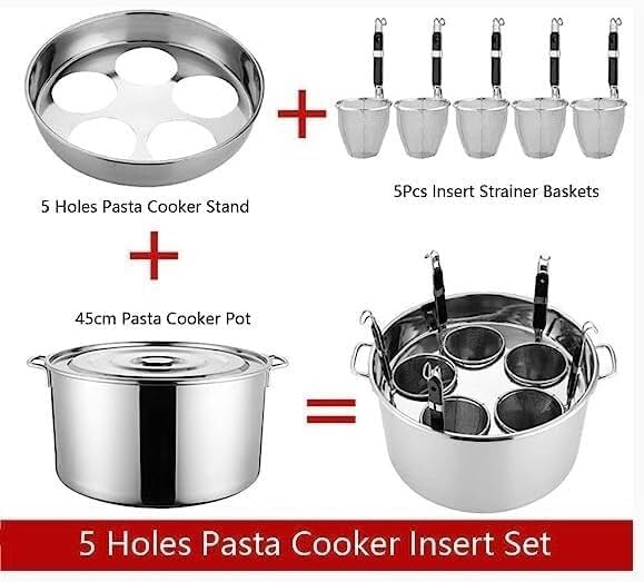 Bingwang Pasta Cooker Set with Strainer Basket