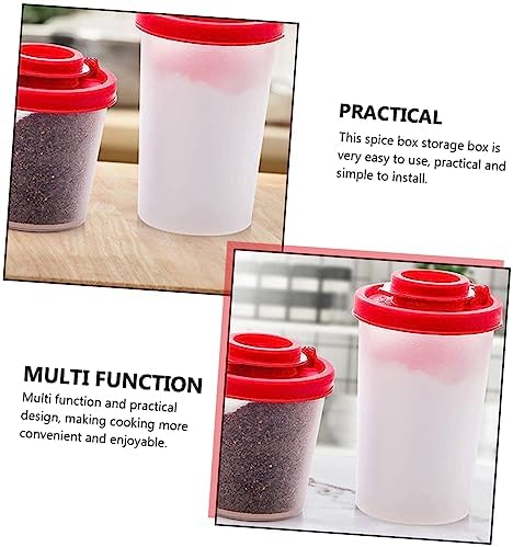 HAKIDZEL 2pcs Portable Seasoning Bottle Salt Pepper Shaker Set