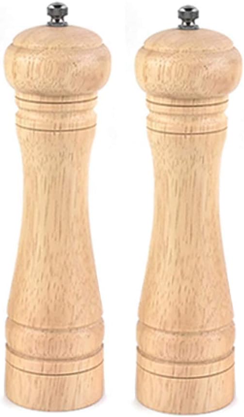 Adjustable Salt and Pepper Grinder Set 2 Pack