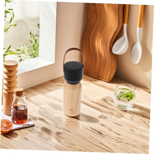 KICHOUSE Manual Wooden Pepper Grinder for Home Kitchen 1