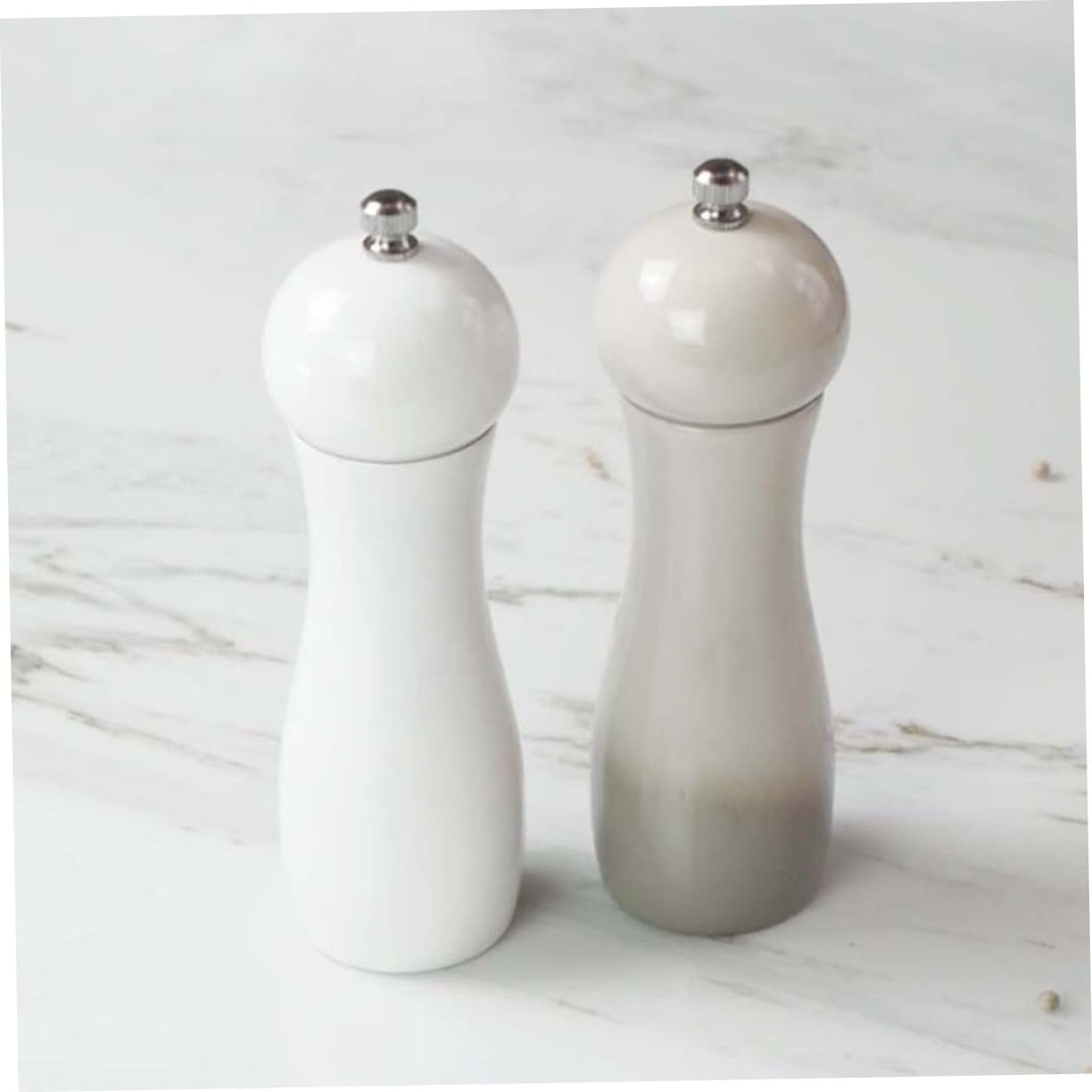Hoement Manual Pepper Mill and Salt Shaker Set