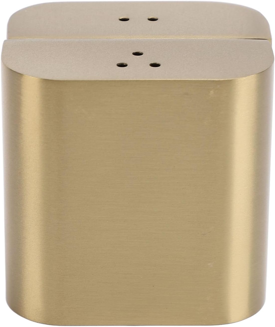 LIZEALUCKY 2Pcs Salt Pepper Shakers Set Stainless Steel with Lids