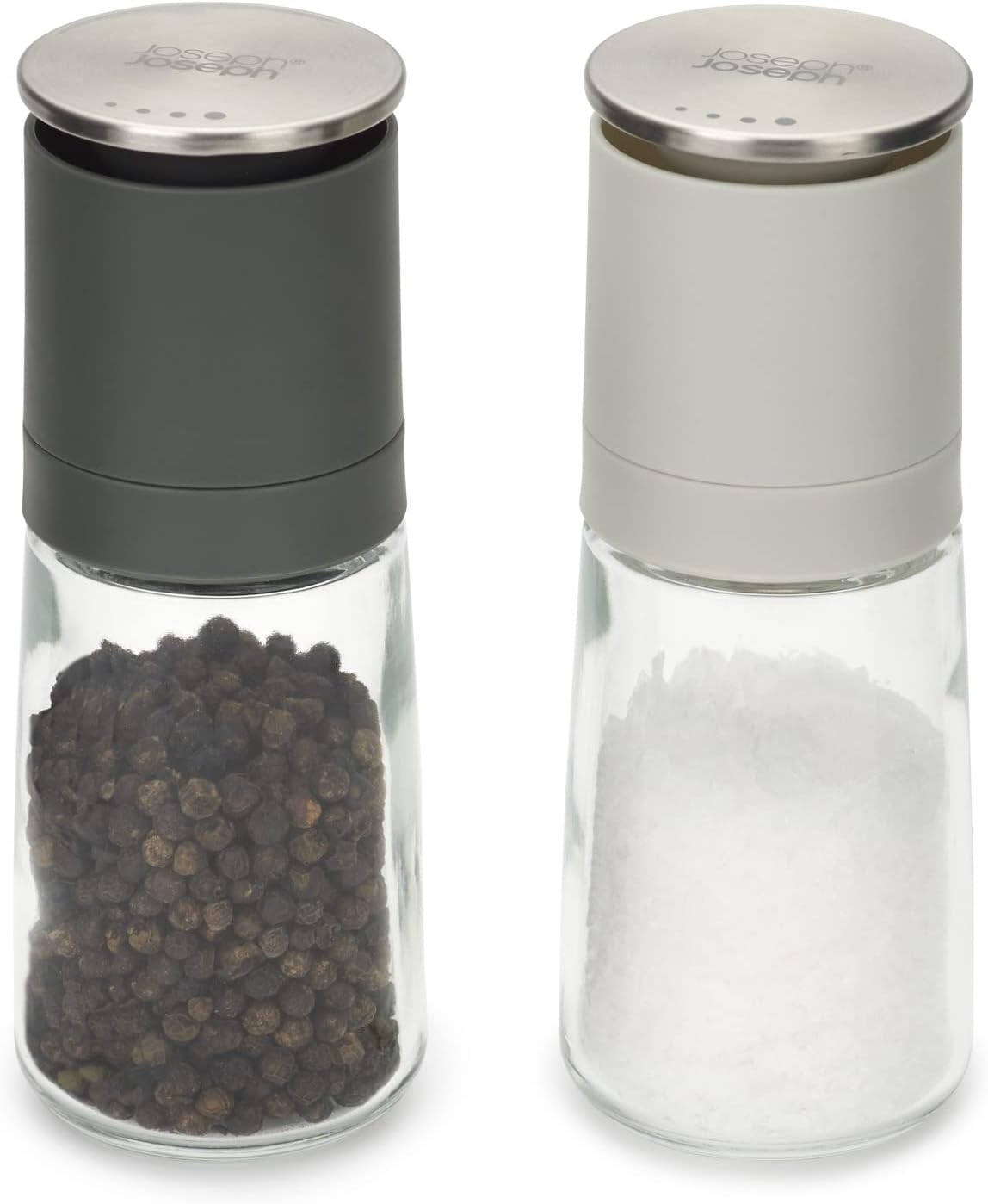 Joseph Joseph Salt and Pepper Grinder Set - BlackGrey
