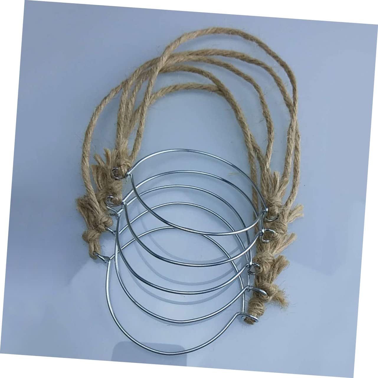 6pcs Mason Jar Hooks Twine Handles