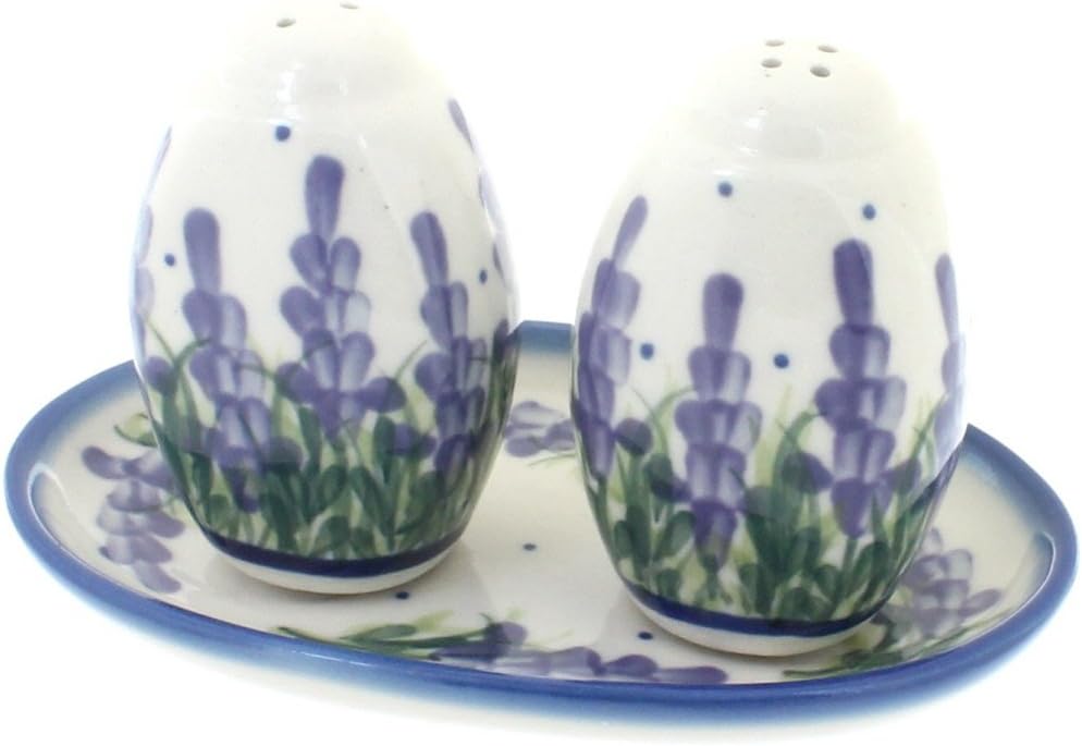 Blue Rose Polish Lavender Fields Salt Pepper Shakers Set