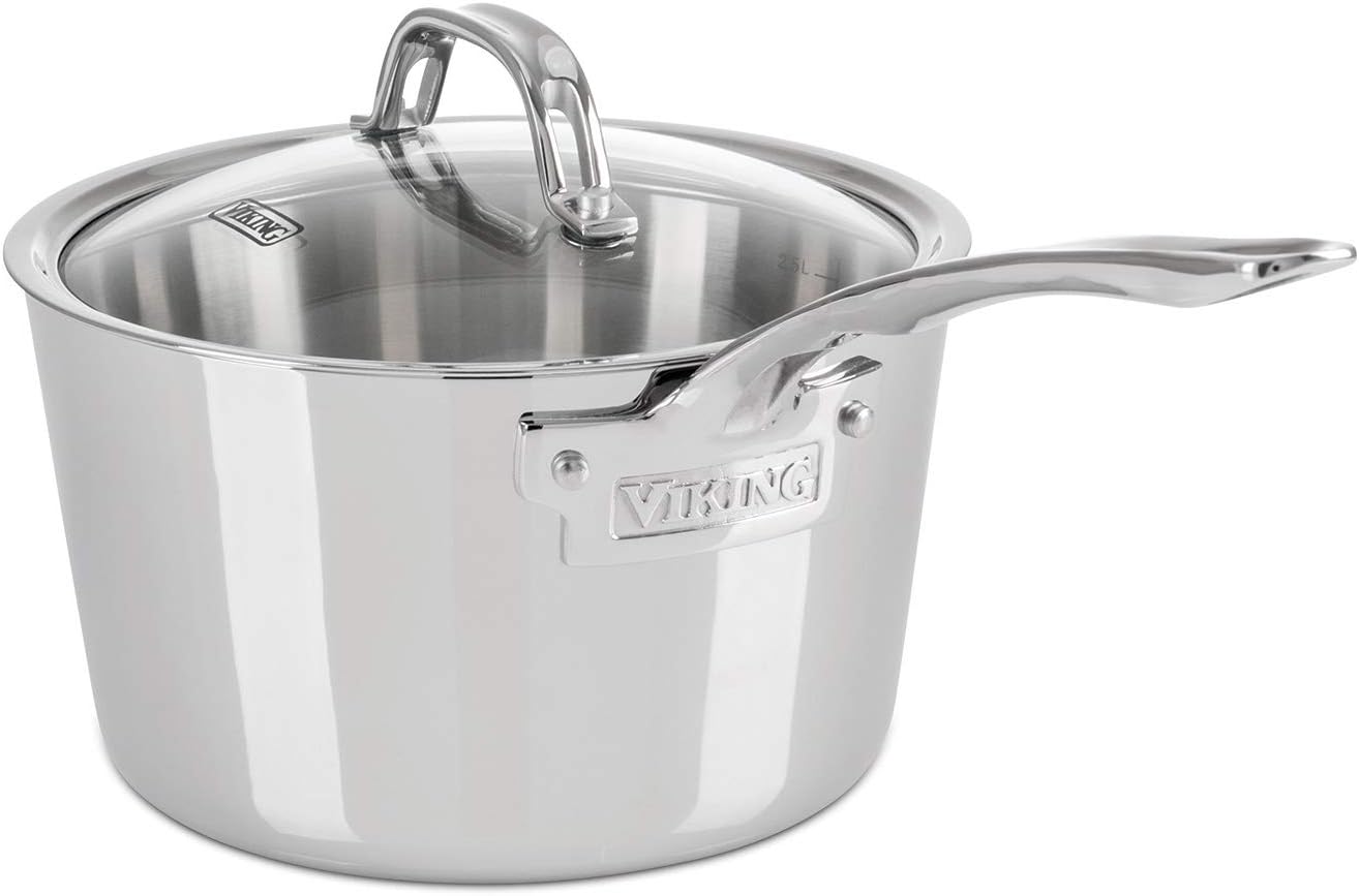 Viking 3-Ply Stock Pot Saucepan Set 8Qt 34Qt