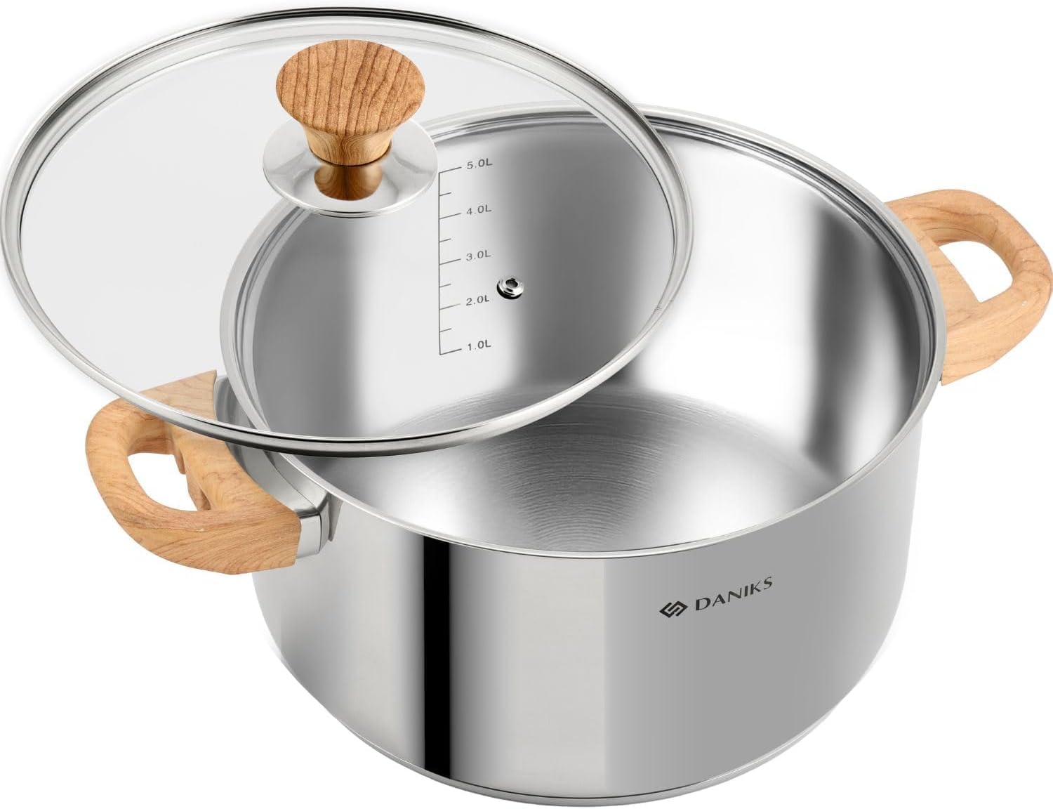 Daniks Oslo Stainless Steel Stockpot 6 Quart