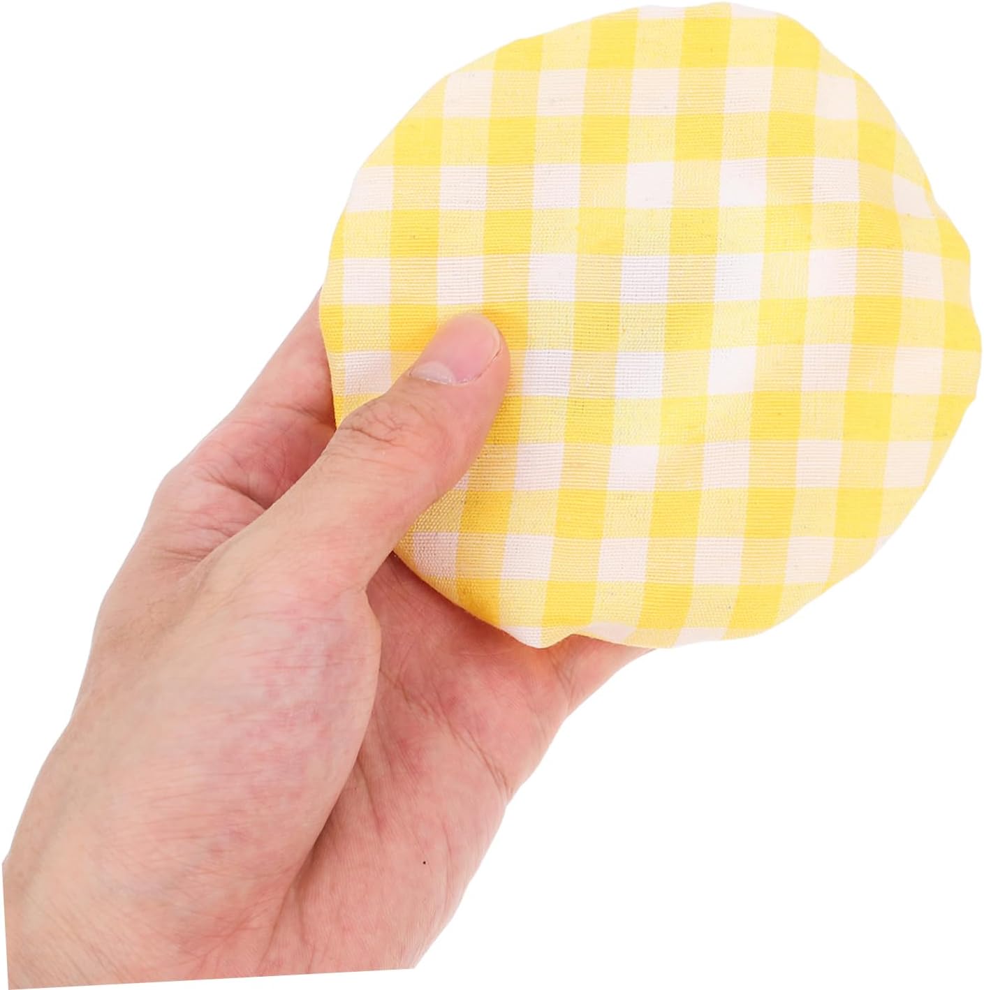PRETYZOOM Fabric Jar Lids - Muslin Canning Covers for Mason Jars