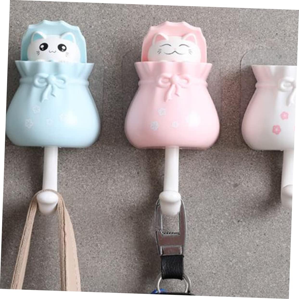 PRETYZOOM 3pcs Suction Cup Wall Hooks No Drill