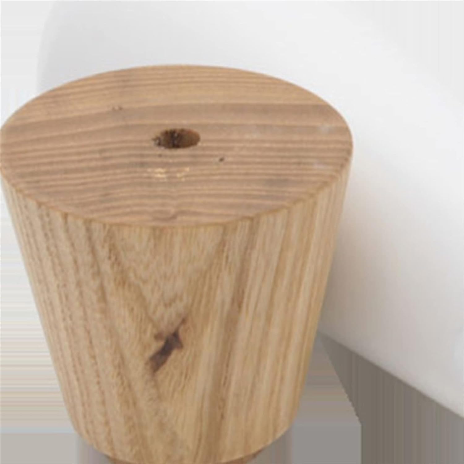 Stylish White Pepper Salt Grinder Set with Wooden Shaker