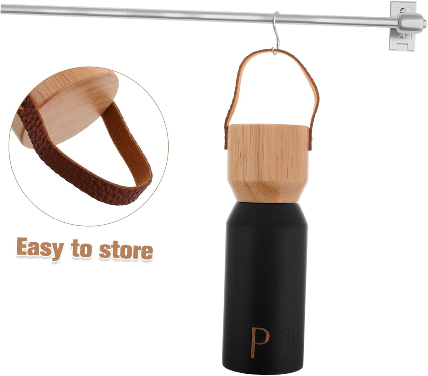 Zerodeko Natural Wood Pepper Grinder