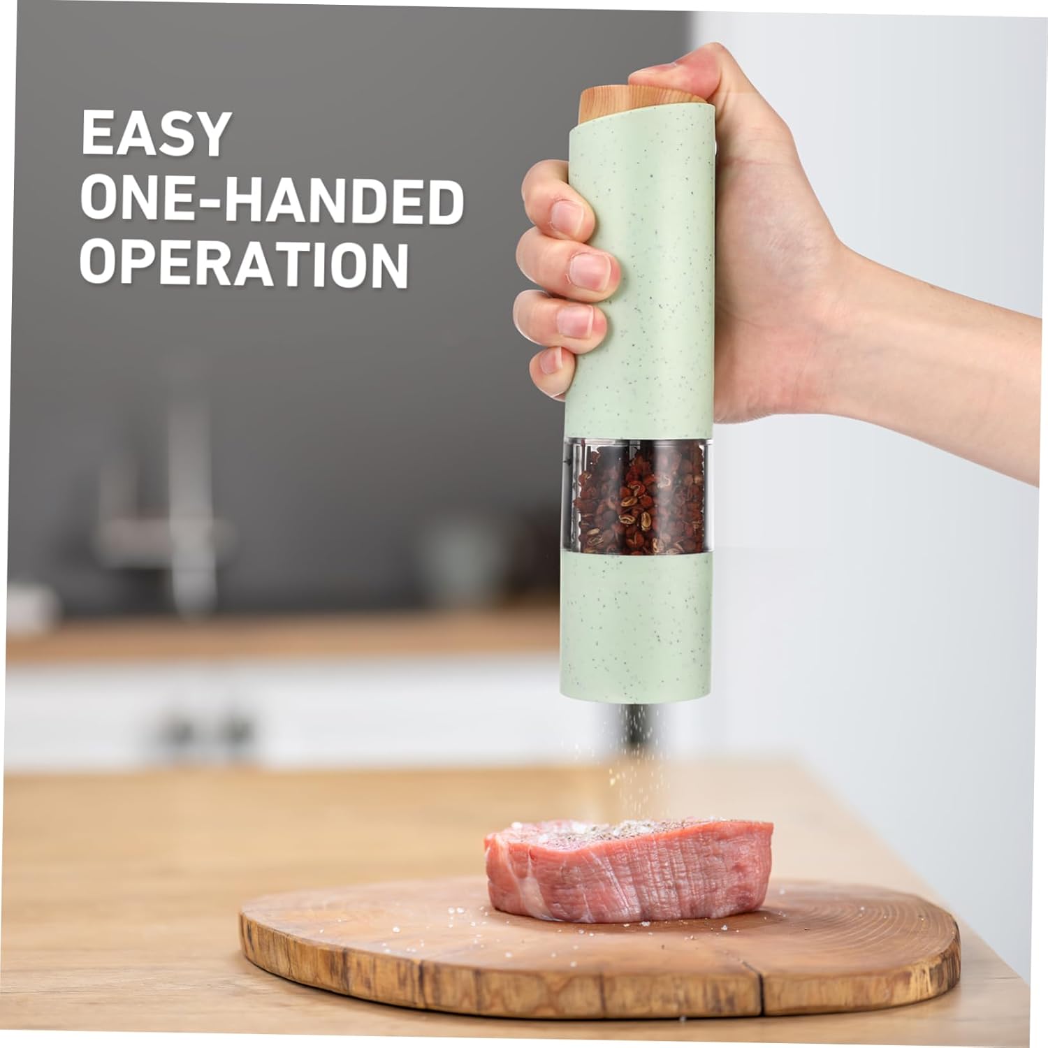 BESTOYARD Electric Salt and Pepper Grinder Set