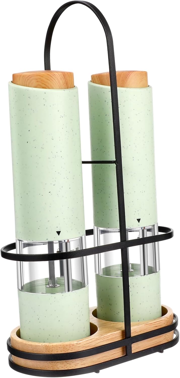 BESTOYARD Electric Salt and Pepper Grinder Set