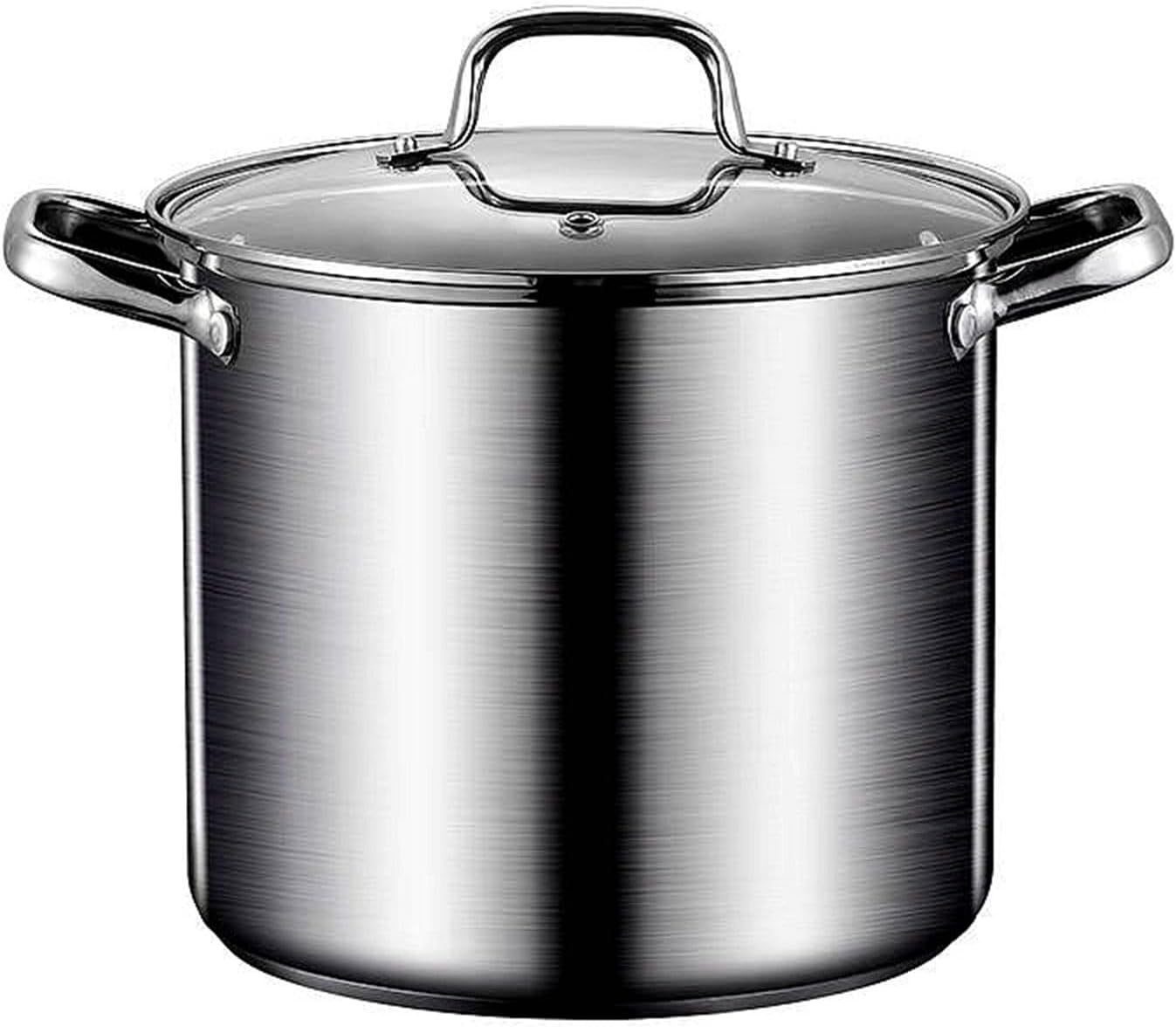 AIZYR 65L Stock Pot with Lid 304 Stainless Steel