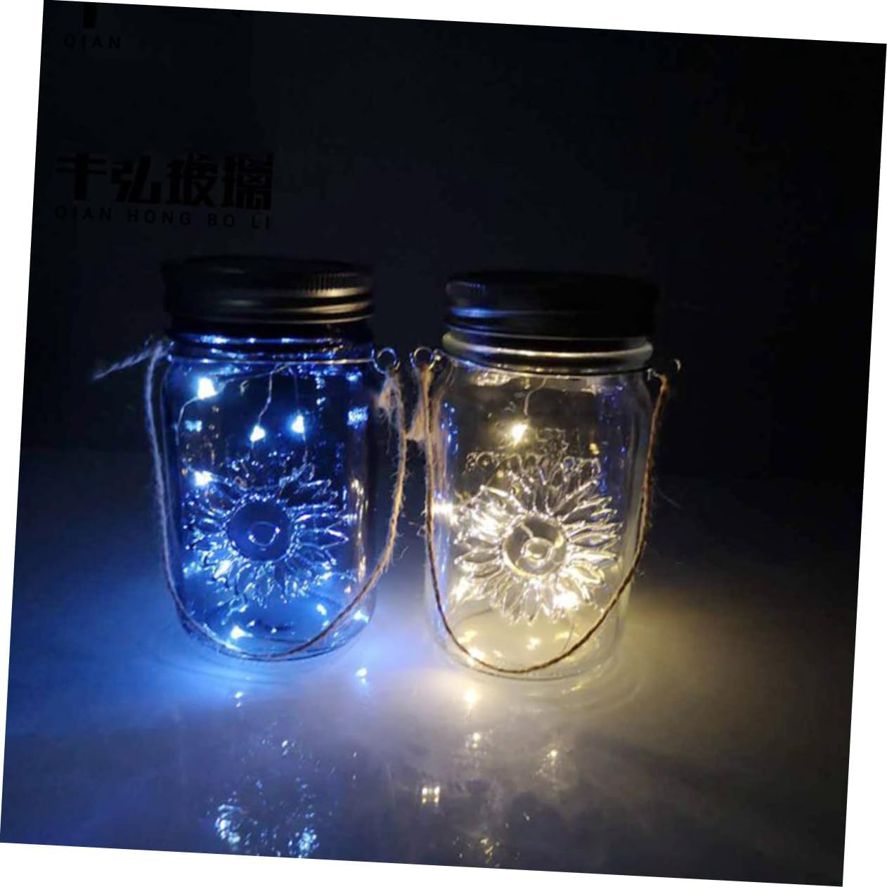 6pcs Mason Jar Hooks Twine Handles